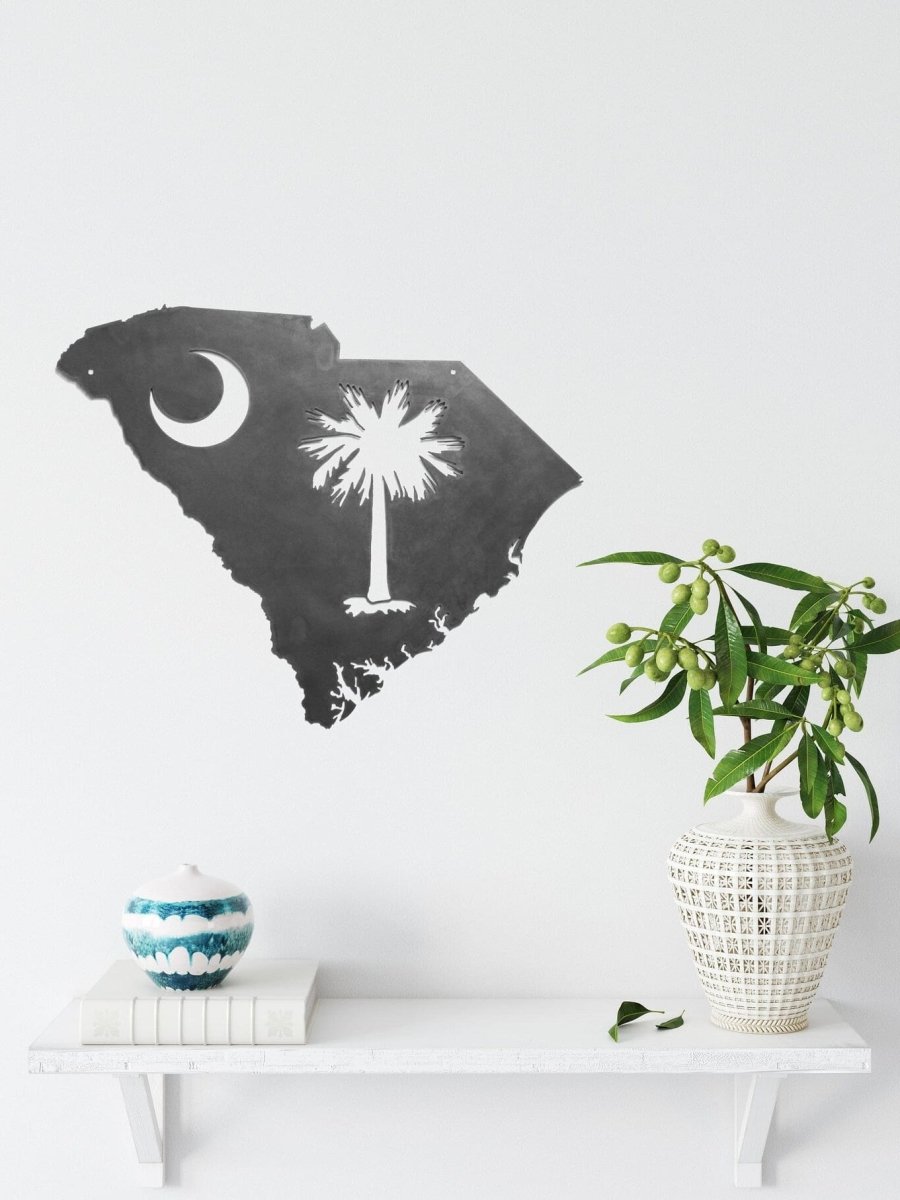 South Carolina Palmetto State Wall Art - Highland Ridge Decor