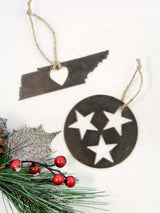 Tennessee Tristar Christmas Ornament - Highland Ridge Decor